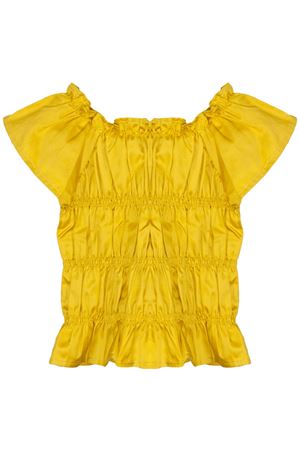 Yellow cotton blouse JESURUM KIDS | CELESTIA21116059